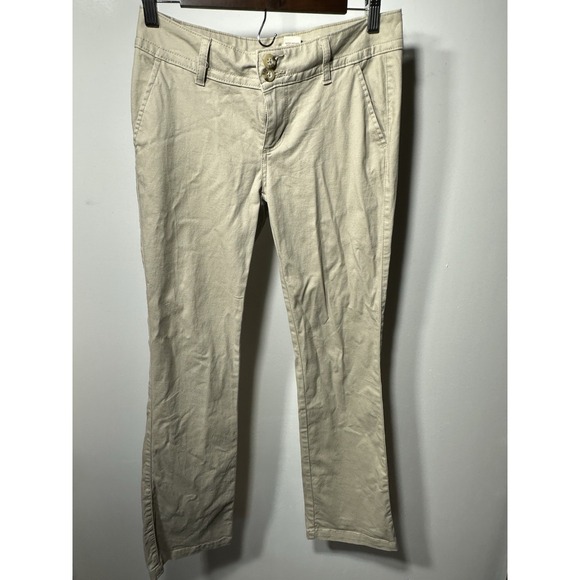 Arizona Jean Company Denim - Arizona Jean Company Beige Boot Cut Pants Size 5 Long
